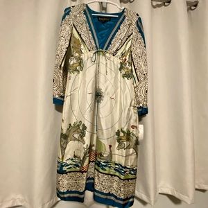 Nicole Miller Silk Dress Size M